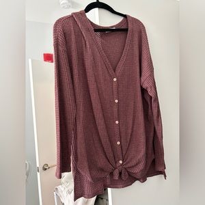 Woman’s long sleeve sweater
